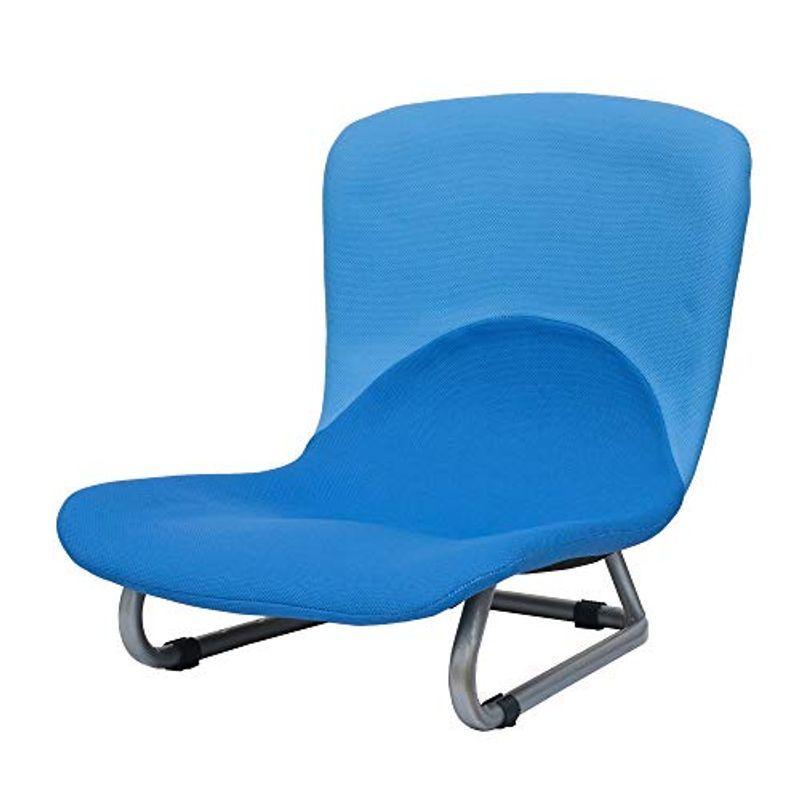 アーバン通商 仙骨サポート 3D シェル チェア ブルー 脚付 F-1538A