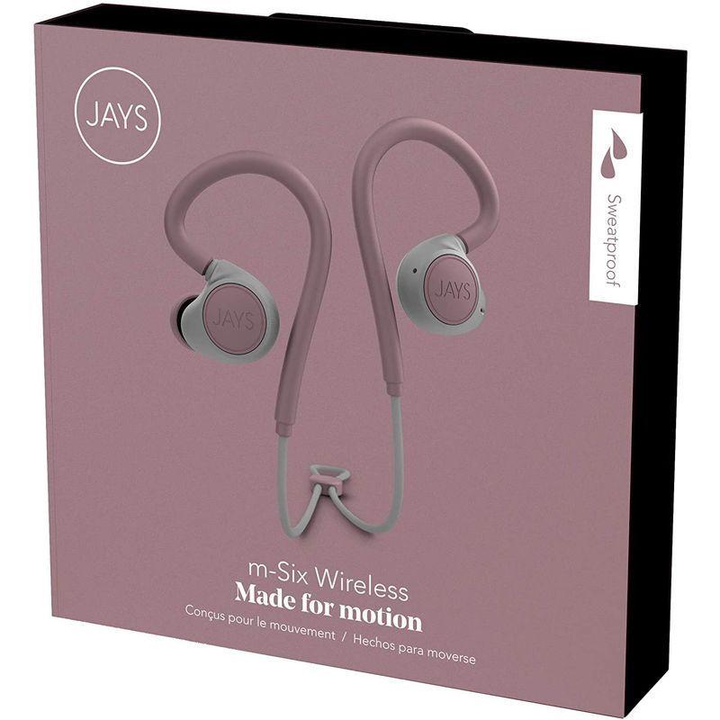 ★動作確認済み JAYS m-Six Wireless スポーツ用ワイヤレスイヤホン (Bluetooth 5.0/IPX4防滴/急速充電/Qualcomm 【L1554537025】(10156円)