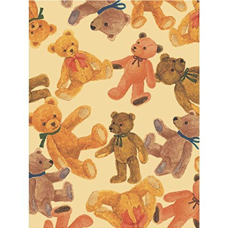 タカ印 ラッピングペーパー 49-2311 ベア柄 プリュジュール 全判 50枚