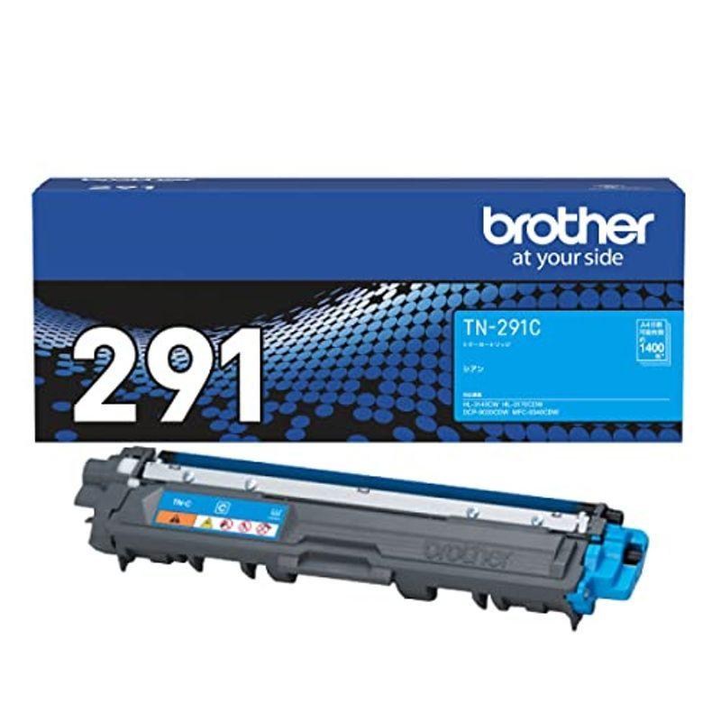 ブラザー工業 brother純正トナーカートリッジシアン TN-291C 対応型番:HL-3170CDW、HL-3140CW、DCP-902
