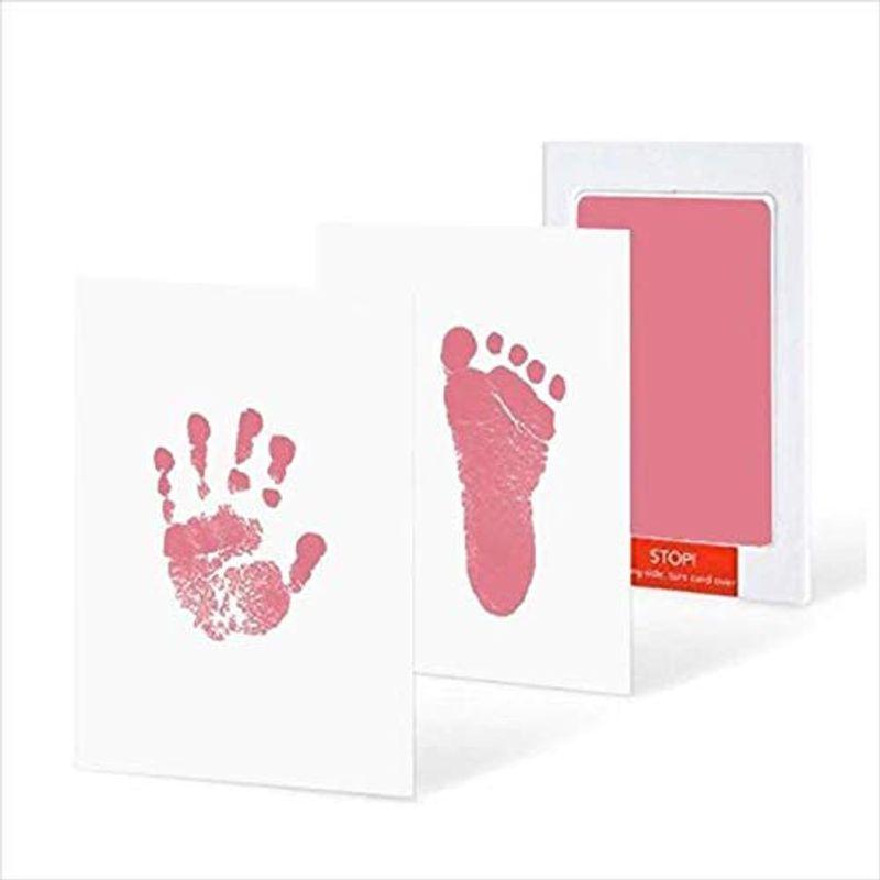 micia luxury(ミシアラグジュアリー) 手形 足形 インクパッド 新生児 メモリアル キット プリント ピンク