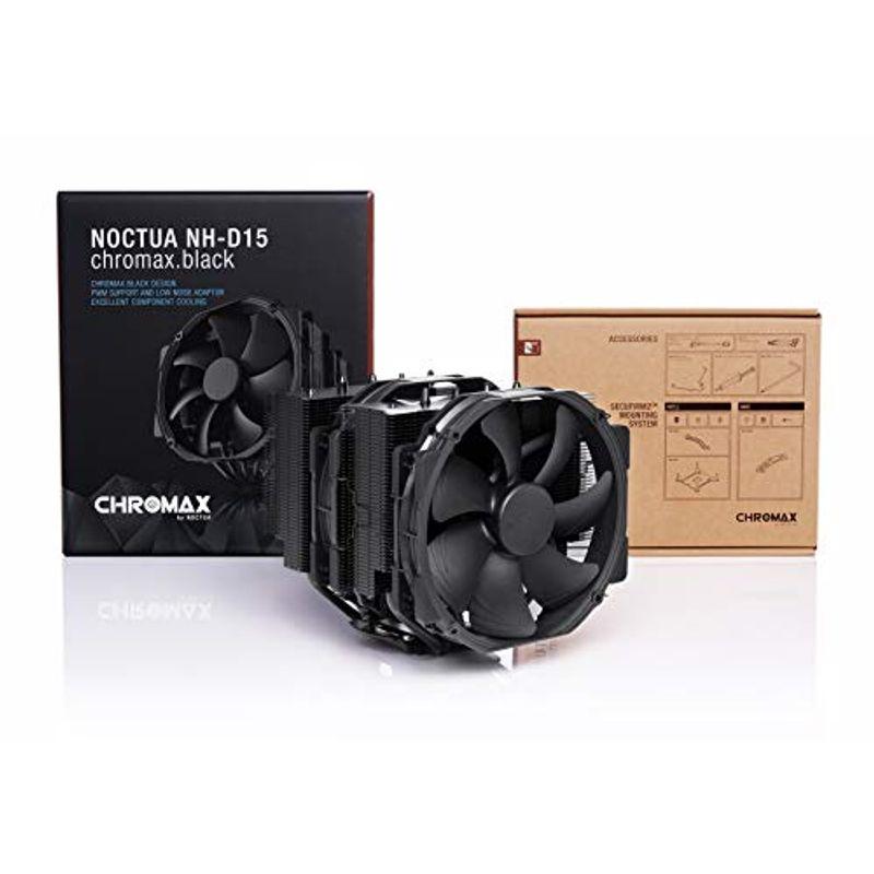 Noctua NH-D15 chromax.black， ツインタワー CPUクーラー (140mm