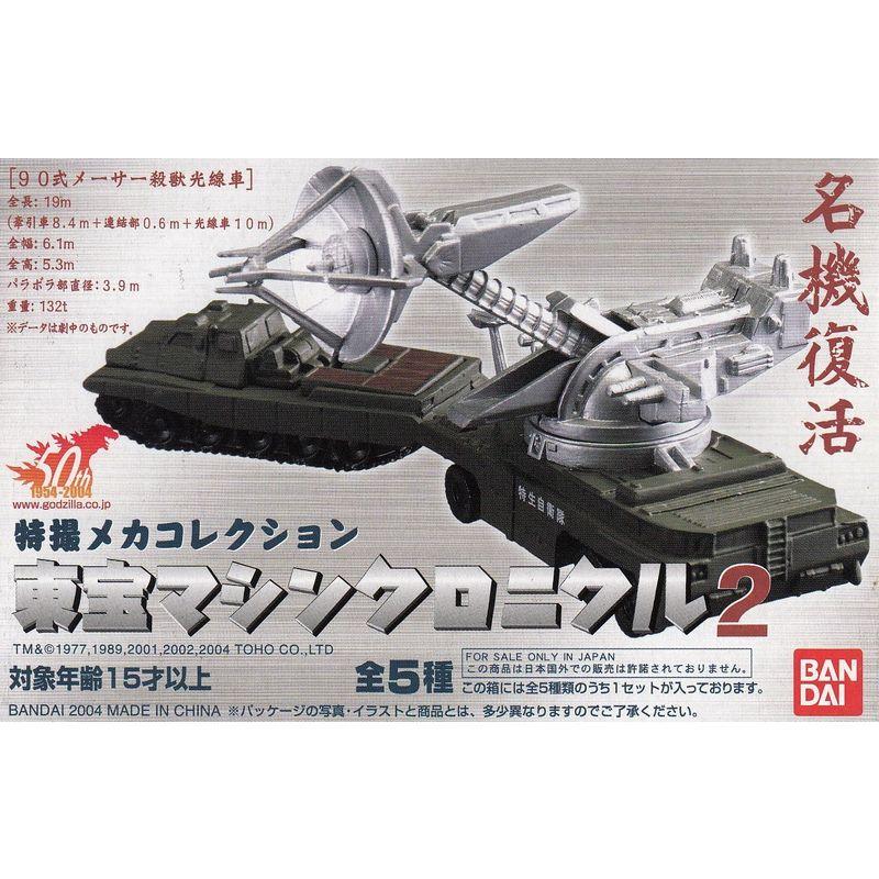 特撮メカコレクション 東宝マシンクロニクル2 全5種セット 特撮メカコレクション 東宝マシンクロニクル2 全5種セット