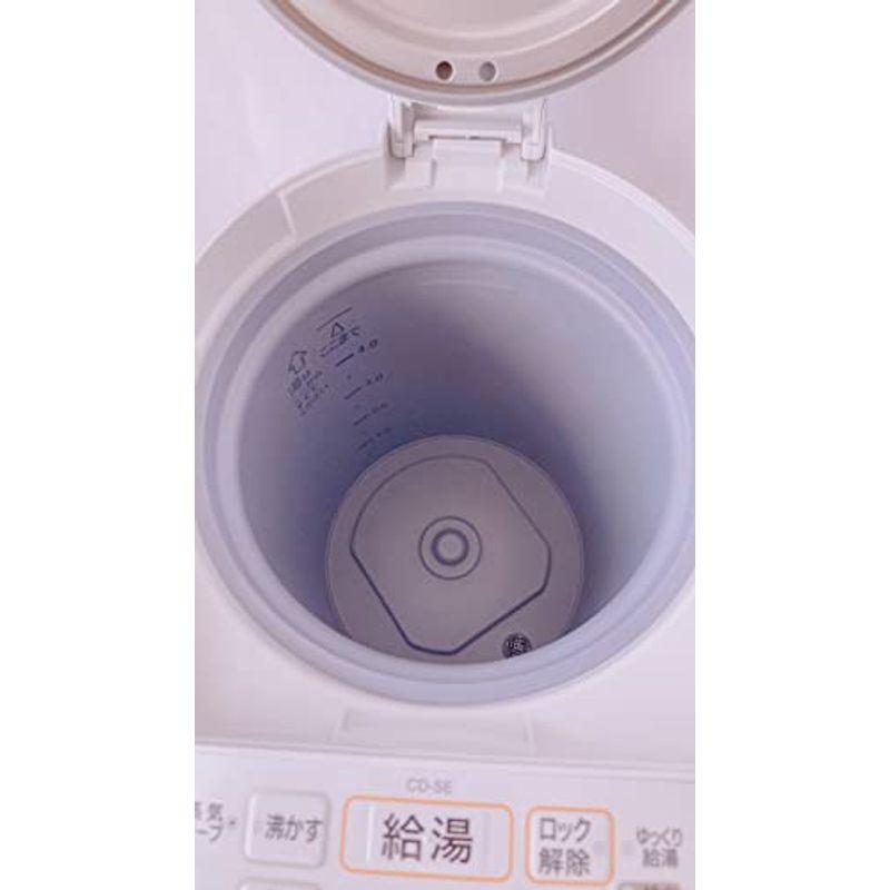 美品　象印　マイコン沸とう 電動ポット5.0L 2024年製 CD-SE50型 CD-SE50 マイコン沸とう電動ポット 象印マホービン ホワイト
