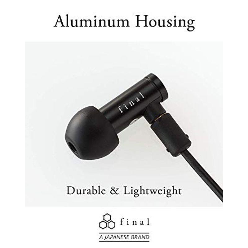 final E4000 カナル型イヤホン MMCX端子 リケーブル対応