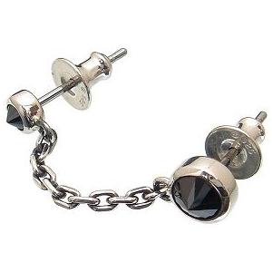 3日以内に発送 Puerta Del Sol プエルタデルソル Pc303bk 2連チェーンピアス ストーンスタッズピアス シルバー950 チタンポスト Pc303bk Zero Limit 通販 Yahoo ショッピング