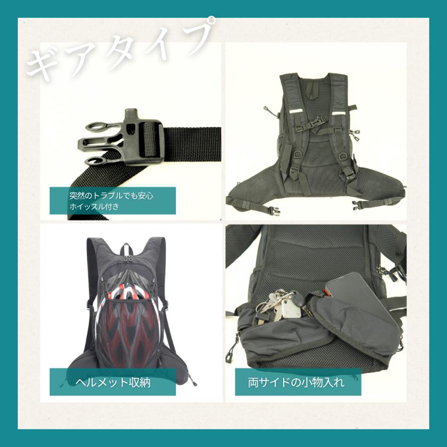 ランニングリュック サイクリング トレイル ラン バックパック 登山 ウォーキング 揺れない 大容量 通勤 通学 10L 12L |  | 15