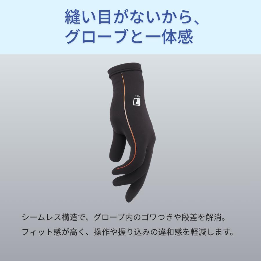 インナーグローブ バイク 薄手 速乾 吸収  ストレッチ フィット感抜群 オールシーズン対応 |  | 05