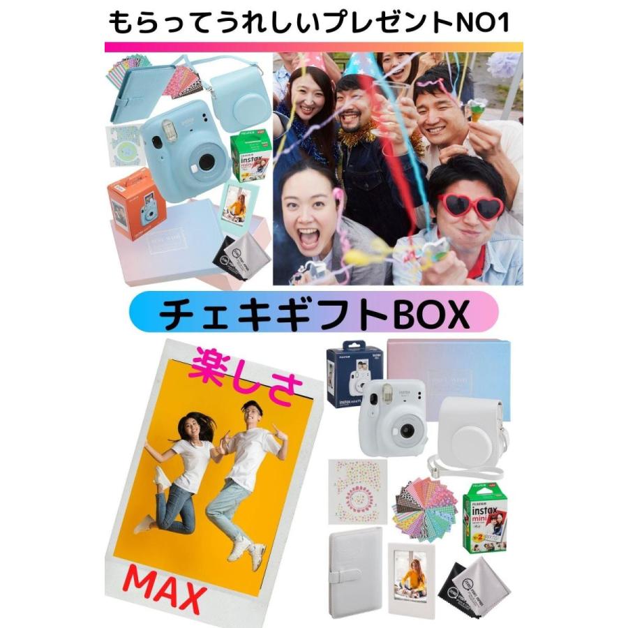 instax mini11 本体 ケース フィルム20枚 フォトスタンド 他