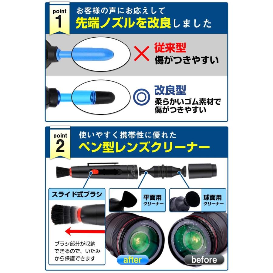 一眼レフ カメラ レンズ クリーニングセット カメラ レンズ メンテナンス スマホ タブレット VRゴーグル レンズ搭載のドローンのお手入れに!｜zeropotjapan｜04