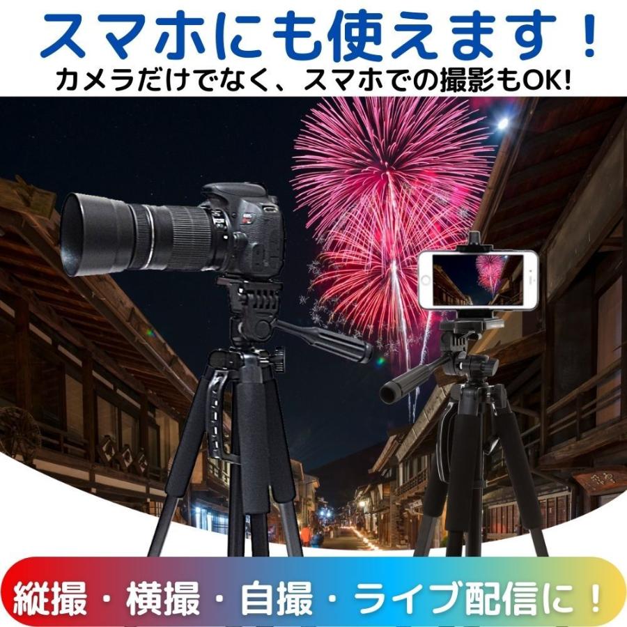 どのカメラにも使えます 最長168cm 収納60cm 軽量コンパクト