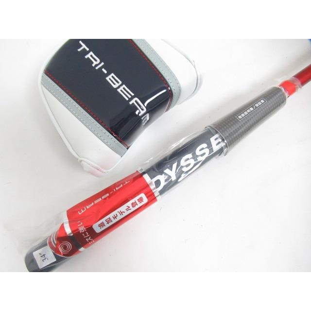 [5304]オデッセイ TRI-BEAM 12 CS パター STROKELAB 70C RED 34インチ （1408）の画像