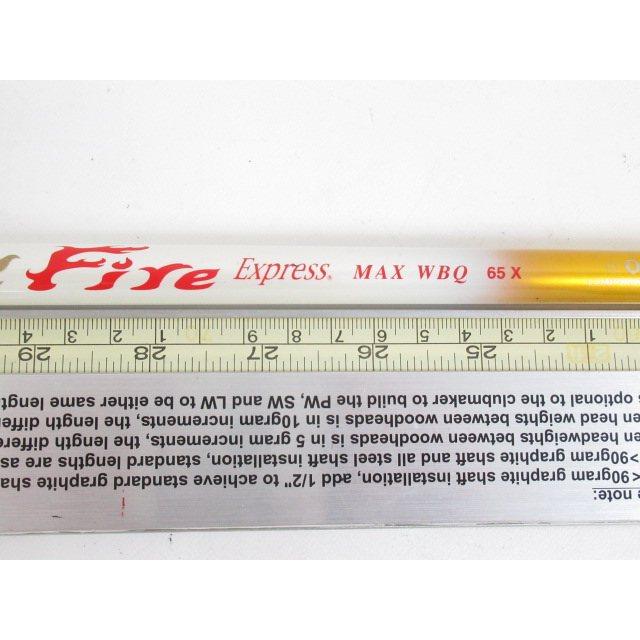 Fire Express MAX WBQ 65S シャフトテーラーメイドスリーブ 9239]コンポジットテクノ Fire Express MAX WBQ 65（X