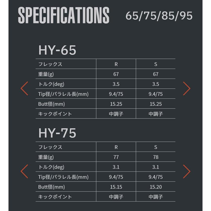 グラファイトデザイン TOUR AD HY HYBRID ツアーAD HY HYBRID ユーティリティシャフト ゴルフシャフトの画像