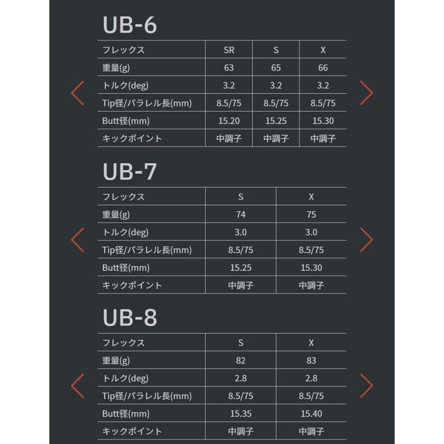 TOUR AD グラファイトデザイン UB ツアーAD ヤマハ スリーブ付き