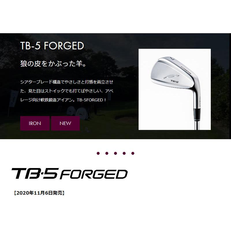 2022年春夏再販！ FOURTEEN TB-5 FORGED IRON フォーティーン TB5 アイアン 6本組 MCI 90 エムシーアイ