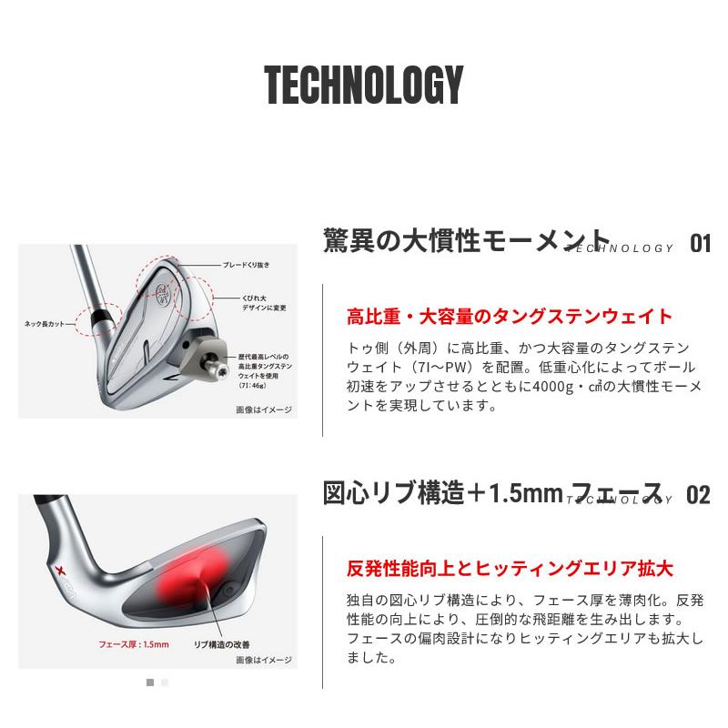 YAMAHA 24 RMX VD/X IRON ヤマハ 24 リミックス VD X アイアン 8本組 Dynamic Gold ダイナミックゴールド｜zerost｜03