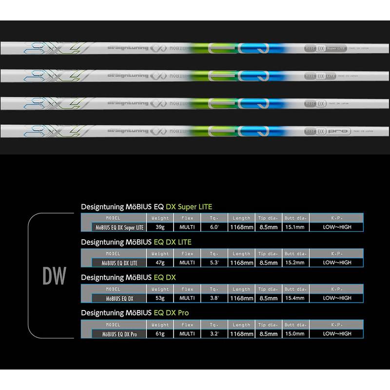 コブラFW スリーブ付きシャフト Designtuning デザインチューニング MOBIUS EQ DX Pro メビウス [DARKSPEED/AEROJET/LTDx] シャフトスリーブ｜zerost｜06