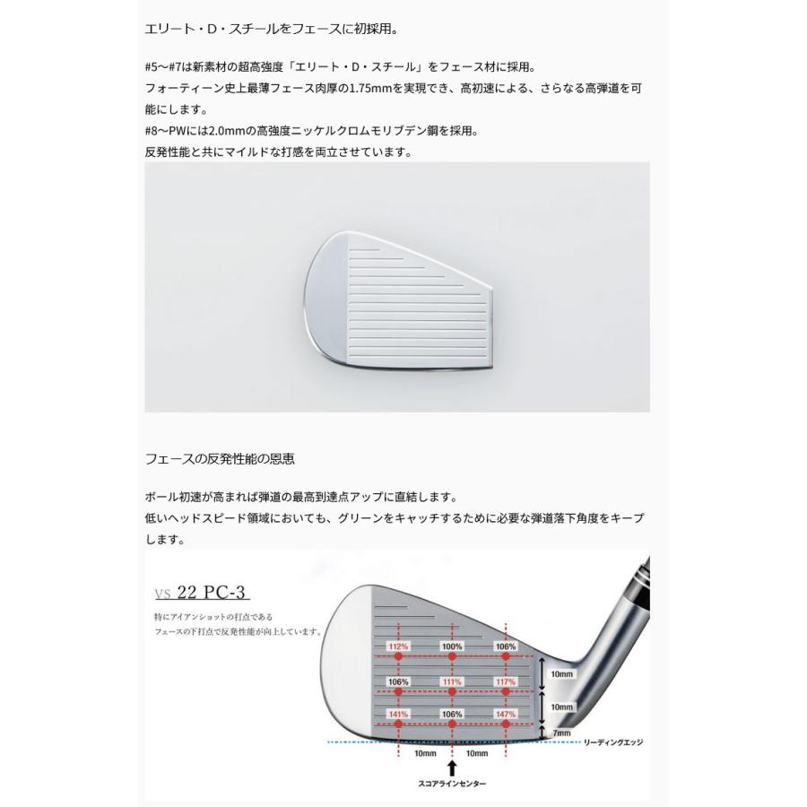 FOURTEEN 2024 PC-3 IRON フォーティーン PC3 24 アイアン 6本組 TRAVIL IRON 115 トラビルアイアンの画像