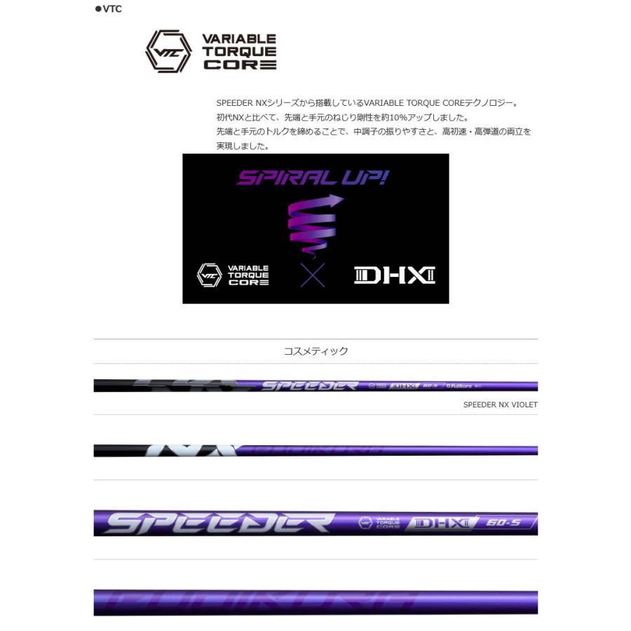 ブリヂストン スリーブ付きシャフト Fujikura フジクラ SPEEDER NX  