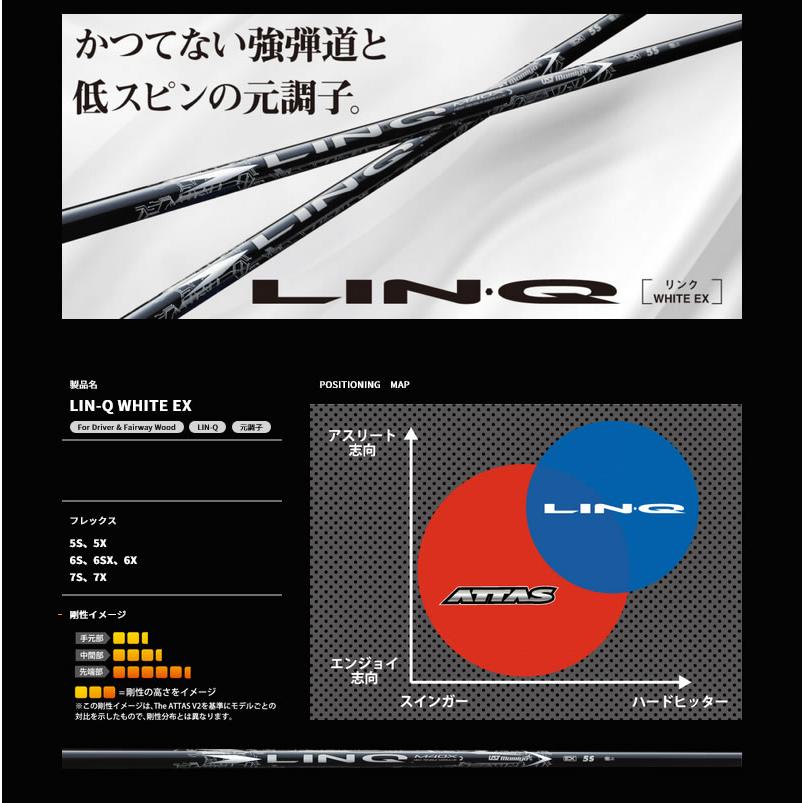 Titleist（タイトリスト） [1年保証] USTマミヤ LIN-Q WHITE EX リンク 