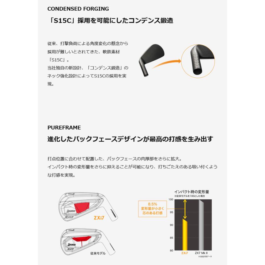 DUNLOP 2024 SRIXON ZXi7 IRON ダンロップ スリクソン ZXi7 アイアン 9本組 Dynamic Gold ダイナミックゴールドの画像