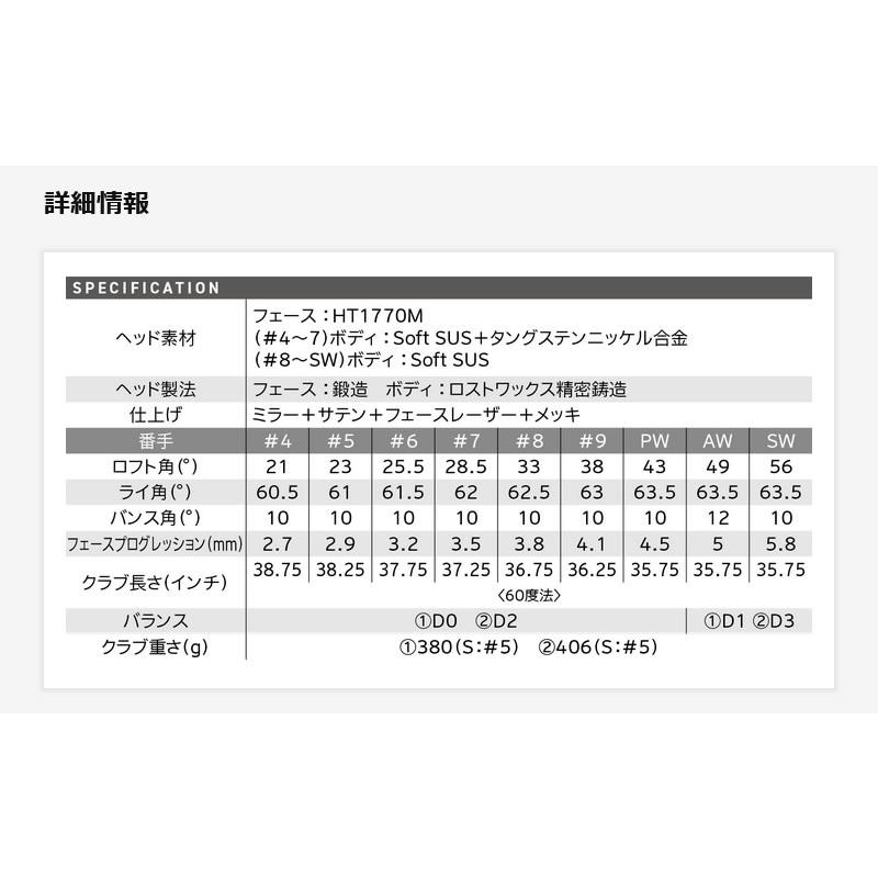 DUNLOP 2024 SRIXON ZXi4 IRON ダンロップ スリクソン ZXi4 アイアン 7本組 Dynamic Gold EX TOUR ISSUE ダイナミックゴールドの画像