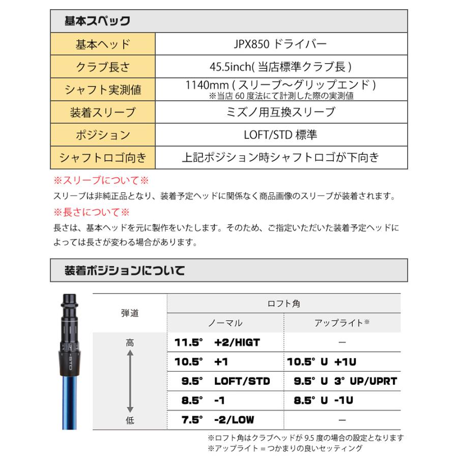 三菱 - ケミカル TENSEI Pro Black 1K Core テンセイ 黒いこと 1K 黒 ミズノ 衣手付き添い人矢がら １番ウッド用 1年言いはなつ