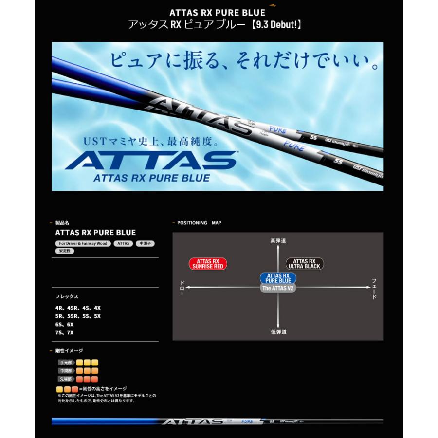 Titleist（タイトリスト） スリーブ付きシャフト USTマミヤ ATTAS RX