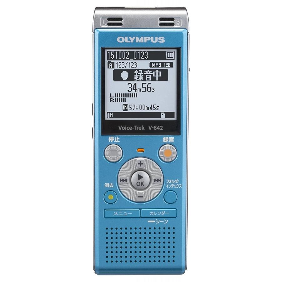 Icレコーダー ボイスレコーダー オリンパス Olympus 小型 長時間 録音機 Voicetrek 4gb Microsd対応 V 842 Blu ブルー V 842 Blu Blancol 通販 Yahoo ショッピング