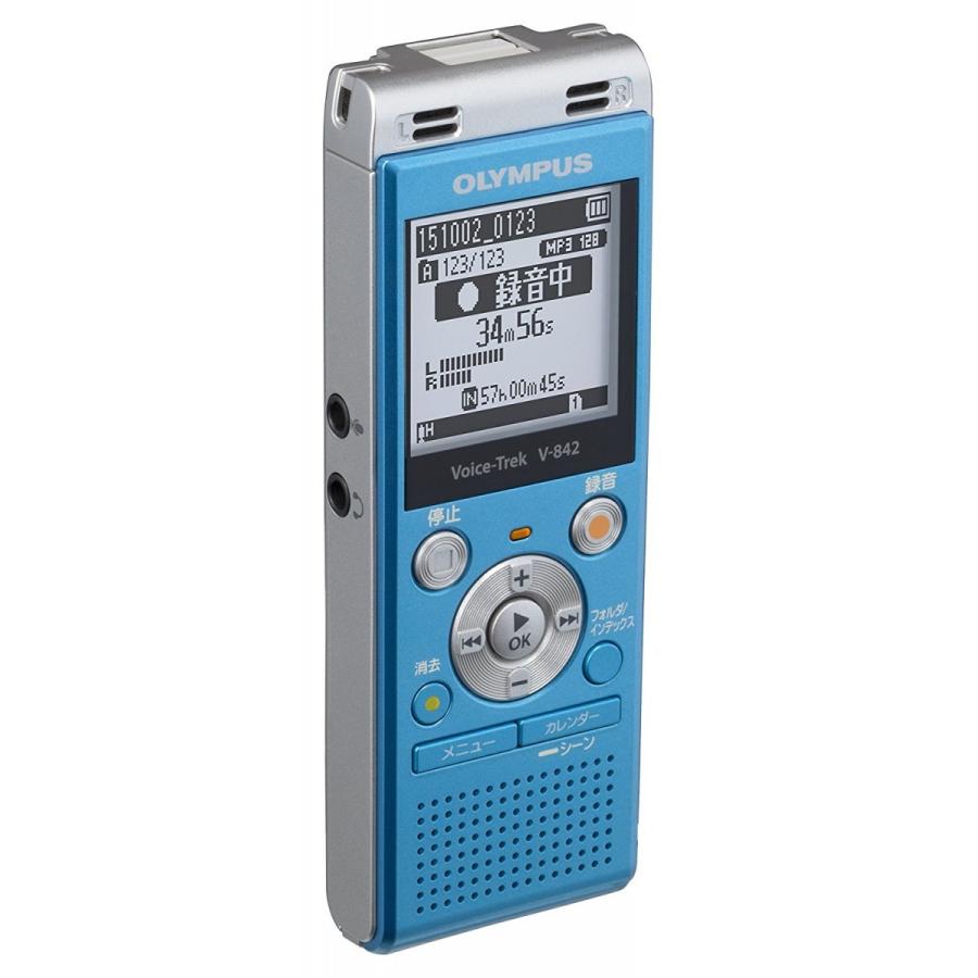 Icレコーダー ボイスレコーダー オリンパス Olympus 小型 長時間 録音機 Voicetrek 4gb Microsd対応 V 842 Blu ブルー V 842 Blu Blancol 通販 Yahoo ショッピング