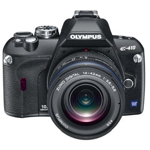 OLYMPUS デジタル一眼レフカメラ E-410 レンズキット ED14-42mm F3.5-5.6 付 中古品 アウトレット 【返品交換不可】