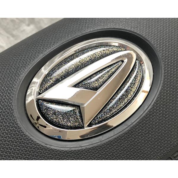 ダイハツ ステアリング エンブレム メタリックオーロラ SDH-D01