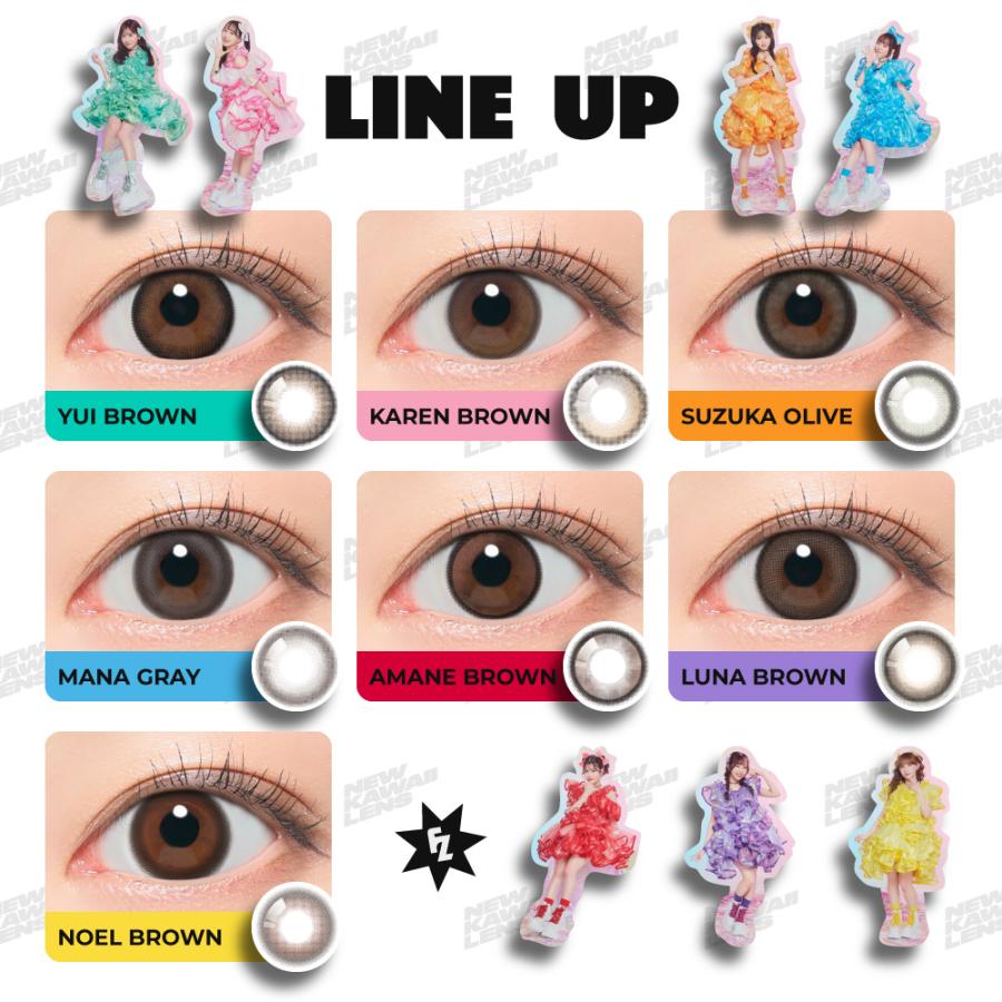 カラコン FruFru 1day 1箱 10枚入り フルフル ワンデー フルーツジッパー プロデュース 裸眼風 カラーコンタクト 度あり 度なし UVカット FRUITS ZIPPER |  | 20