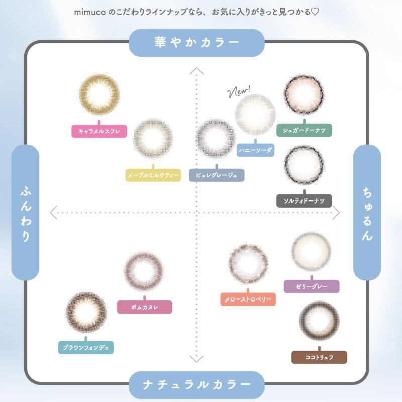 カラコン ミムコ ワンデー UV 1箱10枚 1日使い捨て MIMUCO 1day カラーコンタクト フェミニン ガーリー デイリー ナチュラル 度あり 度なし | ブランド登録なし | 12