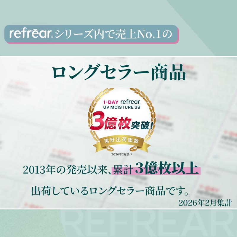 コンタクト 2箱セット ワンデーリフレアUVモイスチャー38 1箱30枚入り 1-DAY Refrear コンタクトレンズ ワンデー リフレア UV モイスト UV | ワンデーリフレア | 03