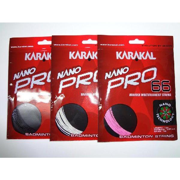 バドミントン ストリング １０m（1本分）  NANO PRO 66 (0.66mm) KARAKAL カラカル | 