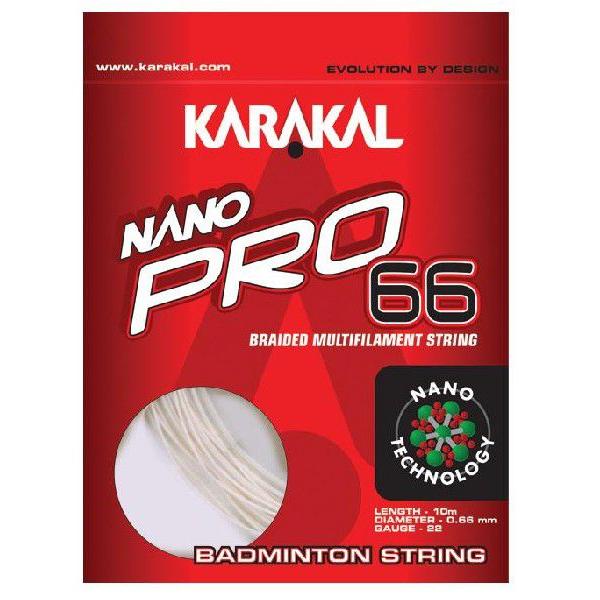 バドミントン ストリング １０m（1本分）  NANO PRO 66 (0.66mm) KARAKAL カラカル |  | 01