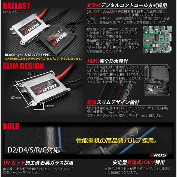 HID キット 35W 純正形状バルブ タイプ HIDキット 1年保証付 選択 H8 H9 H11 HB4 3000K 4300K 6000K 8000K デジタルバラスト_2