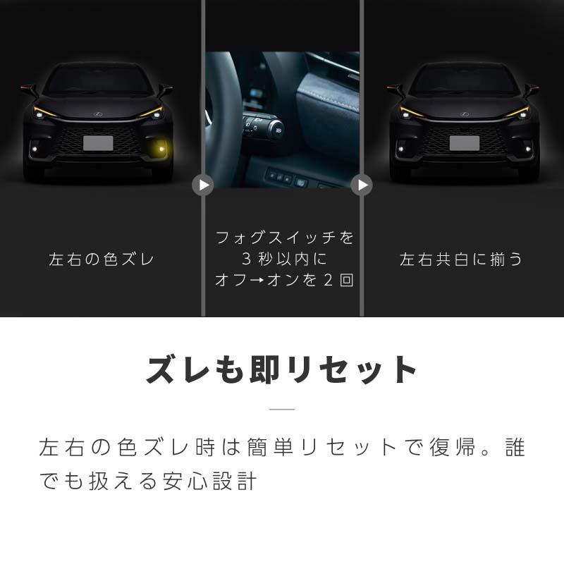 トヨタ 互換品 プリウス 50系 後期 フォグランプ led L1B 2色切り替え