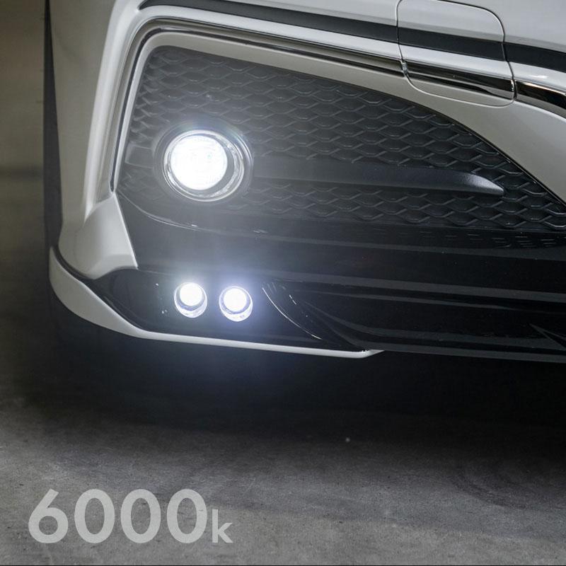 トヨタ ジャスティ フォグランプ LED L1B 3色切替 爆光 黄色 イエロー