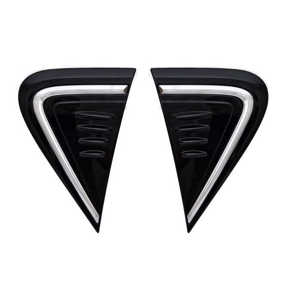 C-HR フェンダー ガーニッシュ ダミーダクト ピアノブラック 2pcs
