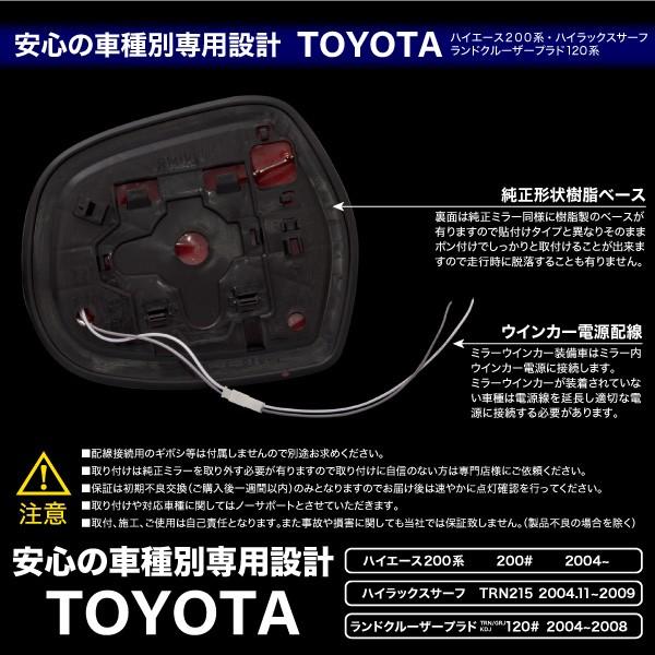 トヨタ ランドクルーザー プラド 120系 サイドミラー ブルーミラー