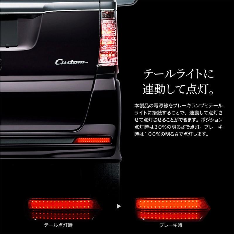 N-BOX N-BOXカスタム パーツ LED リフレクター 流れる ウィンカー 2個