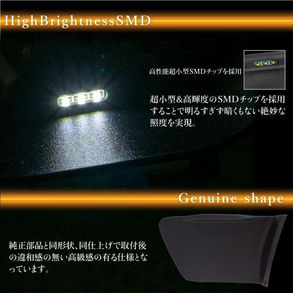 プリウス 30系 インナードアハンドル LEDイルミネーション 白 左右