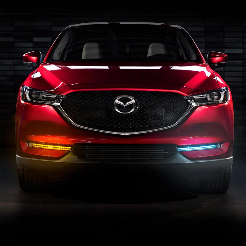 CX-5 KF系 後期 シーケンシャルウインカー デイライト LED 流れる