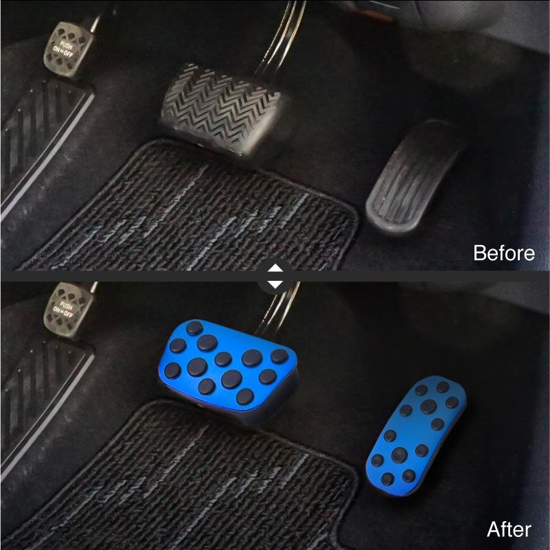 プリウス 50系 前期 後期 アルミペダルカバー アクセル ブレーキ 専用
