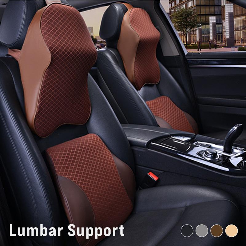 ランバーサポート シートクッション 腰痛 首 車 低反発 クッション おしゃれ ネックパッド ウエストパッド 送料無料 a Kross Link 通販 Yahoo ショッピング