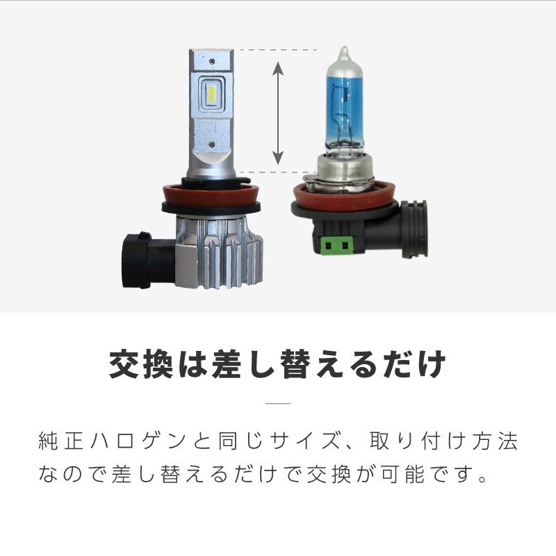 ノア 80系 ヴォクシー 80系 前期 フォグランプ フォグランプユニット led バルブ セット H11 h16 爆光 白 黄色_11