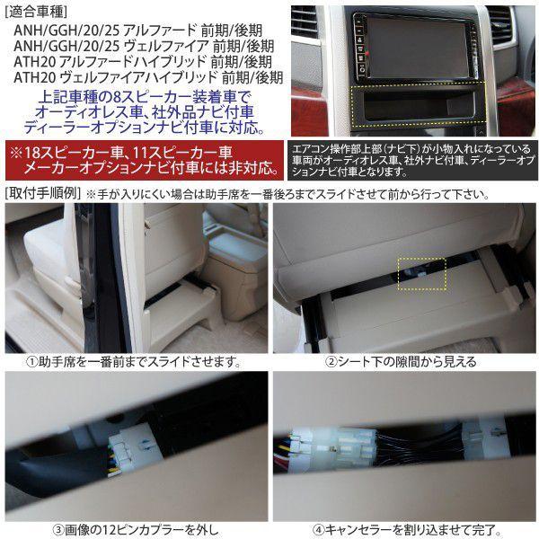 ヴェルファイア 20系 前期 後期 クロスオーバーキャンセラー D2タイプ